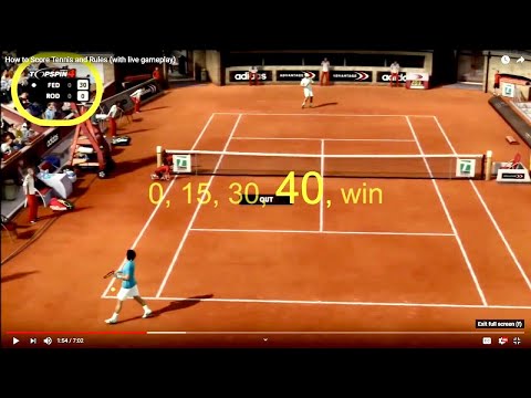 How to Score Tennis from a Teacher