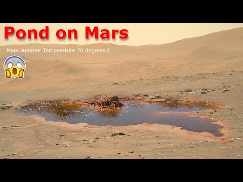 NASA's Perseverance rover spotted a Pond on Mars