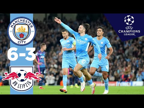 Man City Highlights! | Man City 6-3 RB Leipzig | Ake, Mahrez, Grealish, Cancelo, Jesus Goals!