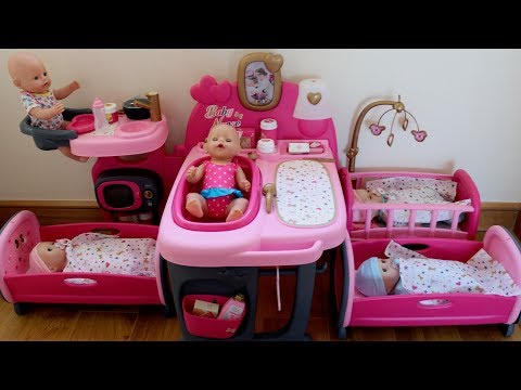 Baby Born Baby Annabell in the Nursery Center compilation,  Pretend play with Baby Dolls