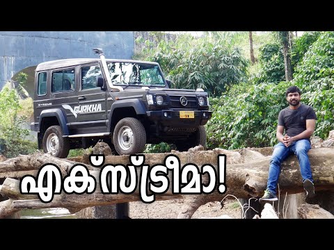 Force Motors Gurkha Extreme Detailed Review Test Drive and Offroading Malayalam | Vandipranthan