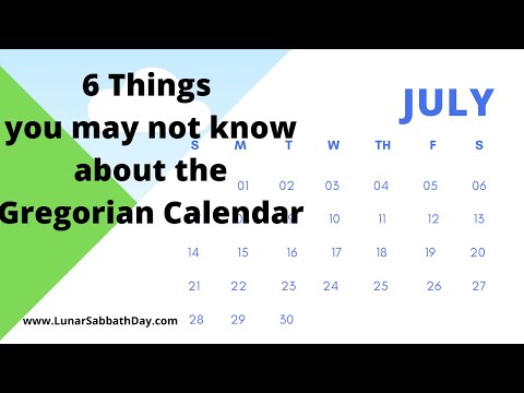 6 Things you may not know about the Gregorian Calendar