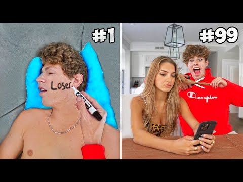 100 PRANKS ON MY FRIENDS IN 24 HOURS!!