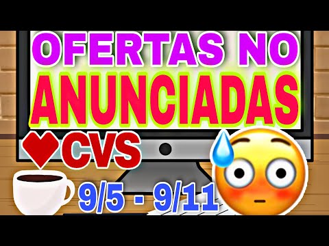 OFERTAS NO ANUNCIADAS / Unadvertised Deal CVS 👉 Sep 5 - Sep 11