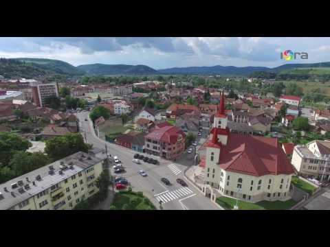 Municipiul Dej Vedere aeriana filmare cu drona