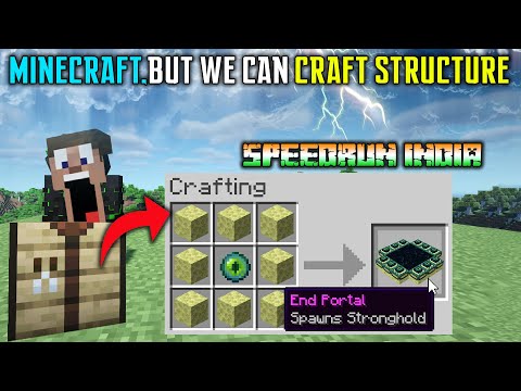 😱MINECRAFT,BUT WE CAN CRAFT OP STRUCTURES