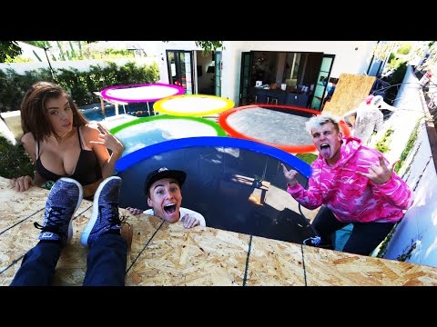 GIANT BACKYARD CUSTOM TRAMPOLINE PARK  (FT. FUNK BROS)