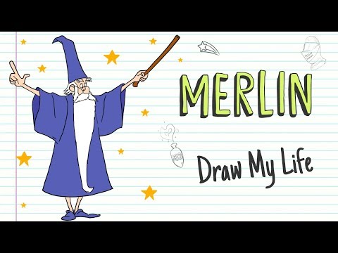 MERLIN THE WIZARD | Draw My Life