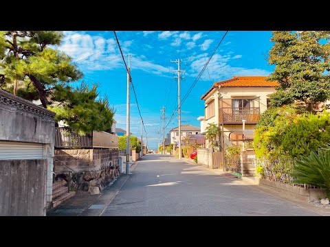 4K Japan Walk - Modern Japanese Houses | Neighborhood Walking Tour in Nagoya Japan