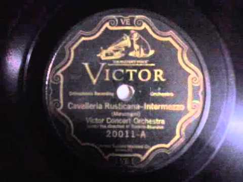 CLASSICAL RECORD 1926  (Victor Concert Orchestra: "Cavalleria Rusticana" / "Tales Of Hoffman")