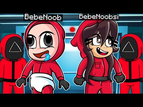 ¡EL JUEGO DEL CALAMAR PERO SOMOS GUARDIAS!😱😈 BEBENOOBSI Y BEBENOOB 🦑 SQUID GAME ROBLOX