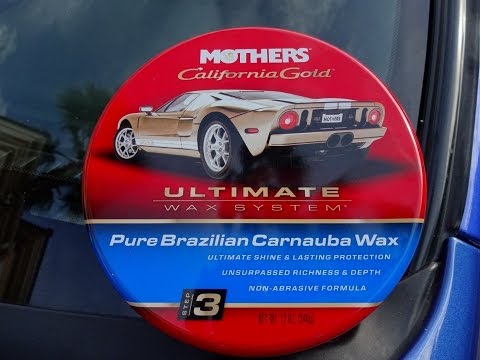 Mothers Pure Brazilian Carnauba Wax Review and Test Results with Water Test