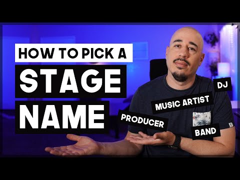 How Choose a Produce Name, Stage Name, Rapper Name in 16 Steps! [Free Download]