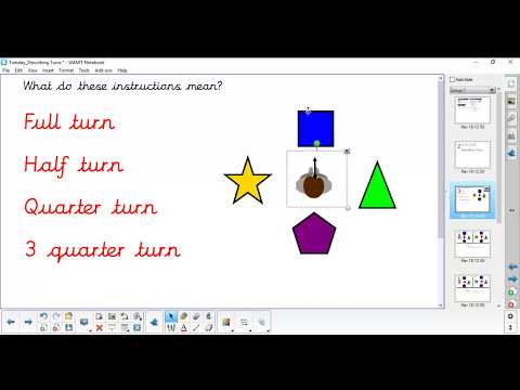 Mr H-S SUMT1 Geometry Lesson 2 - Describing Turns (Year 2)