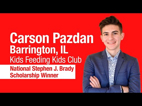 2020 Stephen J. Brady Stop Hunger Scholars - Carson Pazdan