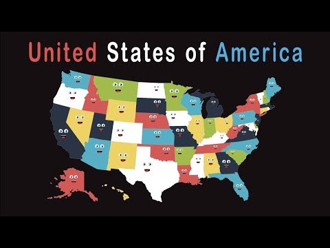 The 50 States Song/50 States and Capitals Song for Kids