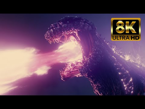 Shin Godzilla Atomic Breath | Shin Godzilla (2016) [8K Upscale]