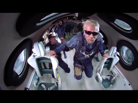 See Virgin Galactic's Unity 22 crew in space! Sights & sounds highlight reel