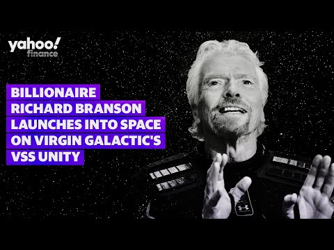 LIVE: Billionaire Richard Branson launches into space and says, 'Its the experience of a lifetime'