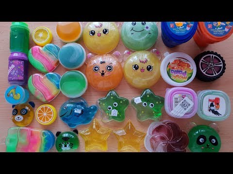 Amestec tot slime-ul meu Cumparat - Mixing All My Store Bought Slime