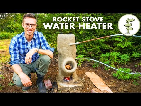 Brilliant DIY Off-Grid Water Heater Using a Rocket Stove – No Propane!