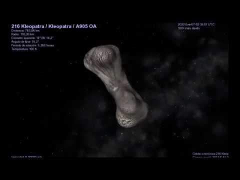 EL asteroide (216) Kleopatra