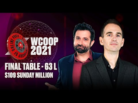 WCOOP 2021 🔴 63-L: $109 Sunday Million SPECIAL EDITION Final Table  ♠️ WCOOP 2021 ♠️ PokerStars