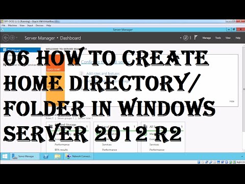 MCSA (70-410): 06 how to create home directory/Folder in windows server 2012 R2