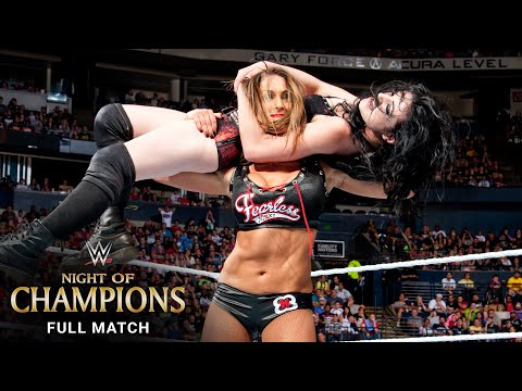 FULL MATCH - Paige vs. Nikki Bella vs. AJ Lee – WWE Divas Title Match: WWE Night of Champions 2014