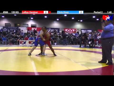 2011 U.S. Open SAT GR 120 KG: LeRoy Gardner vs. Chris Haag Cons. Round 1