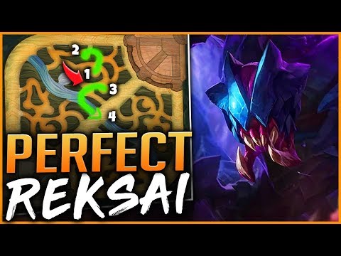 How to Path and Destroy Early with Rek'Sai | Challenger Rek'Sai Gameplay - League of Legends