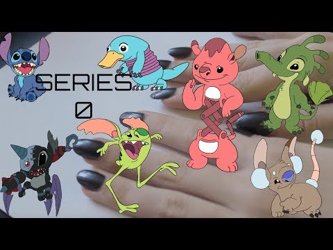 DRAWING ALL THE LILO AND STITCH EXPERIMENTS (Series 0) | Maddie Haley