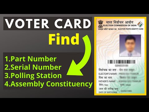 How to Find Assembly Constituency, Part Number, Serial Number, Polling Station in Voter List Hindi