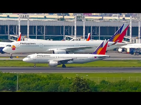 24 STUNNING Landings & Takeoffs at MNL | Manila Airport Plane Spotting