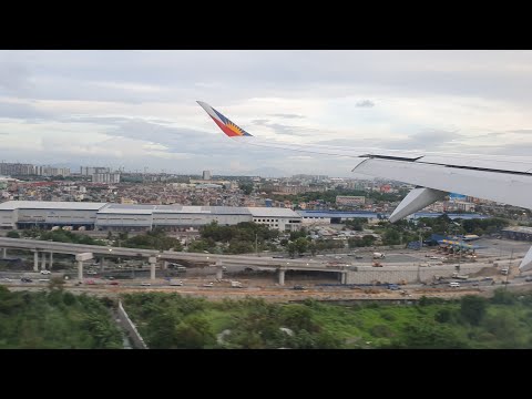 Landing At Ninoy Aquino International Airport  Runway 24.