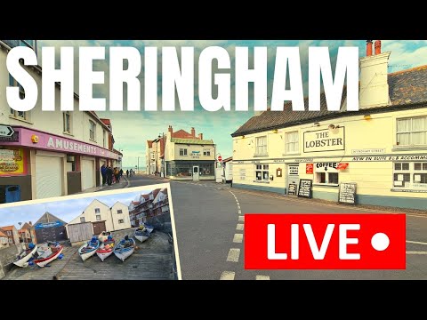 🔴 Sheringham LIVE Tour - Seafront & Town Walk