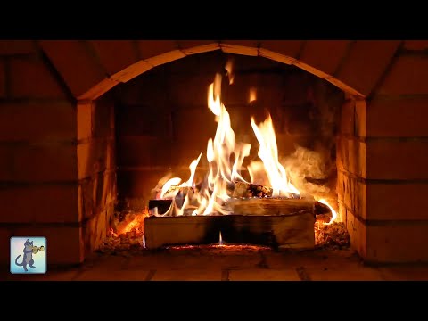 12 HOURS of Relaxing Fireplace Sounds - Burning Fireplace & Crackling Fire Sounds (NO MUSIC)