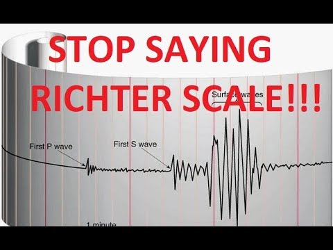 Please Stop Saying 'Richter Scale' (unless you really mean it)