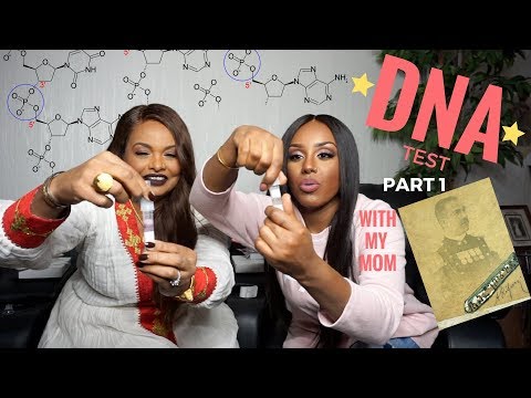 DNA TEST WITH MY MOM PT 1: ONLY TWO STEPS!!!