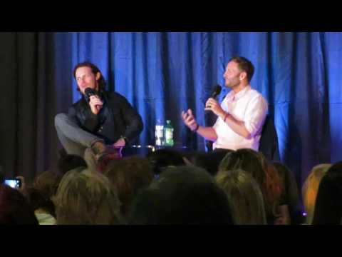 The Highlanders in London Heathrow  : Steven Cree & Sam Heughan Q&A