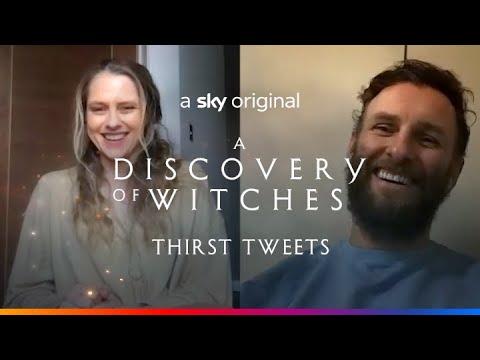 Teresa Palmer and Steven Cree React To Your Tweets | A Discovery of Witches