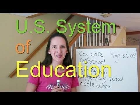 U.S. System of Education - English Vocabulary with JenniferESL