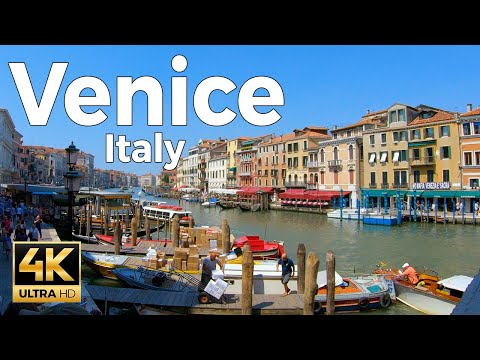 Venice, Italy Walking Tour (4k Ultra HD 60fps) – With Captions