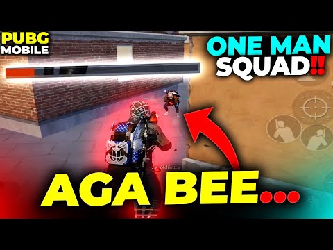 ONE MAN SQUAD.exe AGA BEEE... - PUBG Mobile