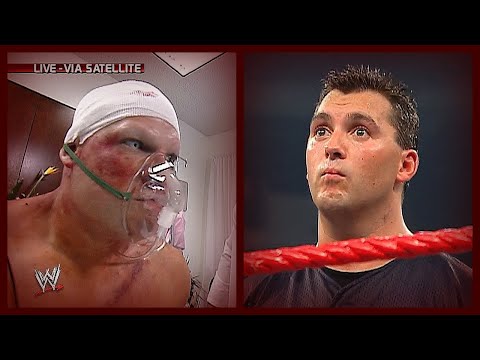 Kane Awakens In The Hospital & Causes Destruction! 10/13/03