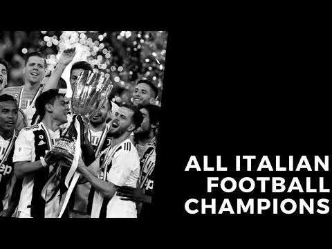 ALL Italian Football Champions from 1897 to 2019