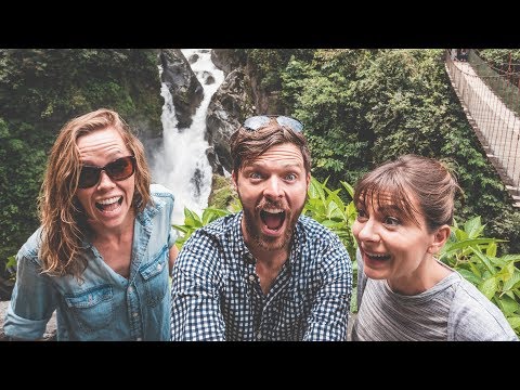 Flying HIGH & Getting WET in Banos || Ecuador Road Trip