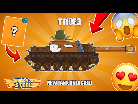 UPDATE! NEW LEGENDARY TANK T110E3 UNLOCKED and Fight in Battle - Hills of Steel