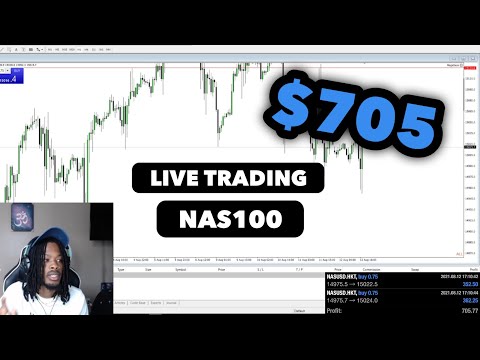 Live Trading (NAS100) - Gaps In The Market | FOREX