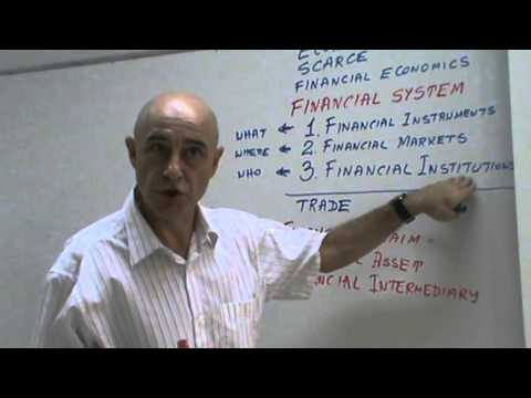 Financial Markets and Institutions - Lecture 01